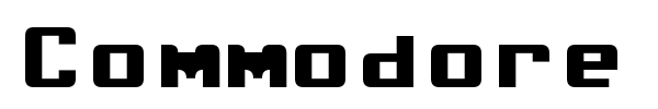 Commodore 64 font preview